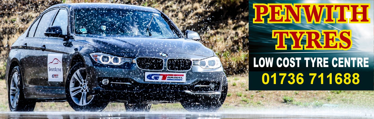 Penwith Tyres: BMW with wet tyres