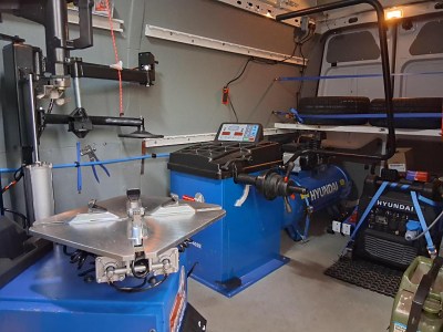 Mobile Tyre Fitting Van